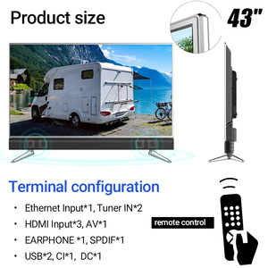 Téléviseur intelligent encastrable 43 pouces, 1,5 Go de RAM, 8 Go de stockage, Android 15, WebOS, haut-parleur 40W, téléviseur 12 volts AC - Product Image 5