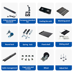 Máy tính xách tay chuyển đổi trường hợp trung tâm dữ liệu nhỏ 2U 4U 6U 9U 12U 15U 19 inch ddf dọc tường gắn máy chủ Giá tủ mạng - Product Image 5