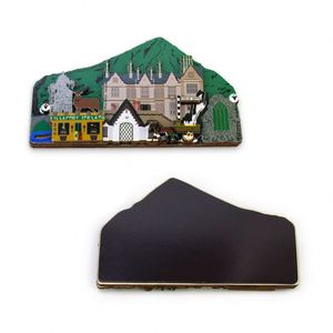 Imanes de nevera 3D de madera personalizados con pegatinas de recuerdo de aniversario para universidades, ciudades, turismo o empresas - Product Image 2
