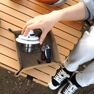 Wholesale <b>Camping</b> Storage Tray Home Travel Box Outdoor Portable Folding <b>Table</b> Stacked Square Clutter - Product Image 1