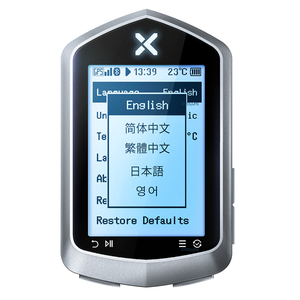 Ordinateur de vélo GPS XOSS New NAV Plus et NAV+ pour le cyclisme, navigation cartographique, VTT, route, compteur de vitesse sans fil, odomètre - Product Image 1