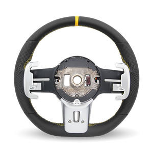 Volante de Cuero Negro Personalizado para Mercedes Benz <span class=keywords><strong>Amg</strong></span> C300 W164 W204 W222 W292 - Product Image 4