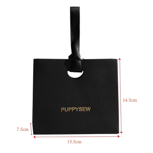 Tùy chỉnh thiết kế sang trọng màu đen Quà Tặng mua sắm bao bì túi giấy tùy chỉnh đồ trang sức túi giấy - Product Image 4