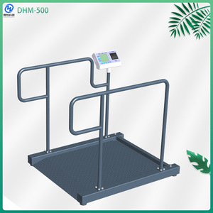 Báscula para Silla de Ruedas de Acero al Carbono 1-500kg Báscula Electrónica para Peso Corporal DHM-500 - Product Image 4