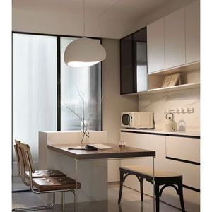 Wabi Sabi Style Chandelier Cream Color Round LED Pendant <b>Light</b> Three Headed For Living Room Home Decor 10-15 Sqm Coverage - Product Image 3