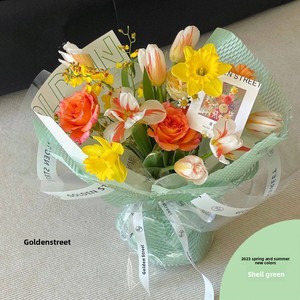 กระดาษรังผึ้งแบบตาข่าย เป็นมิตรกับสิ่งแวดล้อม รีไซเคิลได้ กระดาษอาร์ตสีพื้น สำหรับ<span class=keywords><strong>ห่อ</strong></span>ดอกไม้ ช่อดอกไม้ บรรจุภัณฑ์ดอกไม้ DIY วัสดุบุ - Product Image 3