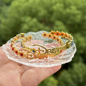 YBcustom Pulsera de piedra natal personalizada para niños Brazaletes de nombre de flor personalizados - Product Image 2