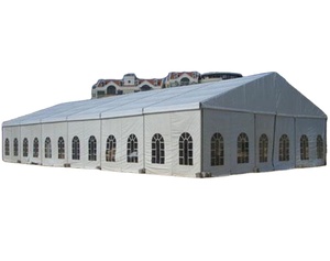 Tente de réception commerciale 10x20m 10x30m 10x35m 10x40m pour événements de mariage en plein air, bâche pour cérémonie de mariage, décoration de mariage - Product Image 1