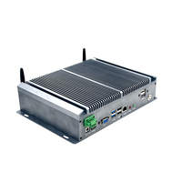 Mini PC Industrial de Escritorio con Doble RJ45 100M/1000M, 6 DB9, 4 USB, Control Integrado Sin Ventilador, 100% Industrial