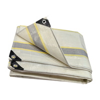 Bâche enroulable robuste, durable, imperméable et écologique en HDPE tissé enduit, multi-usages, protection contre la pluie pour tente industrielle, anti-UV