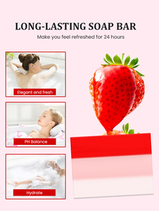 <span class=keywords><strong>Savon</strong></span> de Soin <span class=keywords><strong>Intime</strong></span> aux Probiotiques et Ingrédients Naturels OEM/ODM, <span class=keywords><strong>Savon</strong></span> Yoni à la Fraise <span class=keywords><strong>pour</strong></span> Femmes, Équilibre du pH - Product Image 4