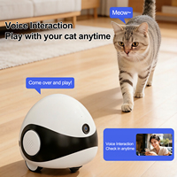 Robot Multifuncional Inteligente para el Hogar, para Monitoreo de Mascotas, Compañía Remota Inalámbrica, Juguete Láser Inteligente para Gatos y Juguete Inteligente para Mascotas