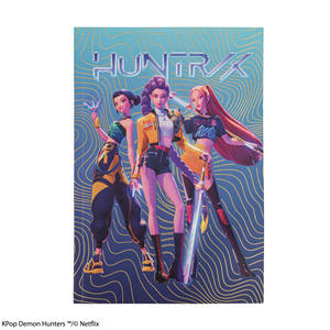 2026 K-pop Demon Hunters Korean Funky Dancer Newest <b>Home</b> <b>Office</b> School Business Valentine Gift <b>Student</b> Paper Softcover Notebook - Product Image 2