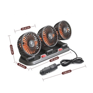 Ventilador de Coche de Tres Cabezas 2023, Ventilador de Ventilación Automotriz <span class=keywords><strong>para</strong></span> SUV, RV, Camión, Barco, Cabina, Embarcación, Dispositivo, Ventilador de Triple Cabeza Más Vendido - Product Image 5