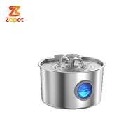 Dispensador de Agua Automático para Mascotas de Acero Inoxidable de 3.2l, Personalizable, Digital, de Gran Capacidad y Bajo Ruido
