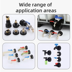 Bồn nước Phụ kiện s60x6 chủ đề cho vòi nước TAP vườn thủy lợi nhanh chóng núm vú Hose bơm dầu lọc phổ IBC van Adapter - Product Image 3