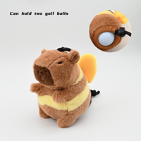 Sac de pochette de golf précieux accessoires de golf en peluche impression sac de pochette de balle de golf étanche