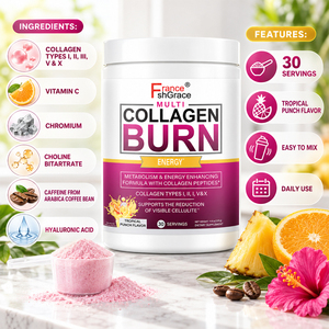 Meilleur fabricant de suppléments de collagène hydrolysé Shecome, santé de la peau, gestion du poids, poudre de peptides de collagène multiples - Product Image 2