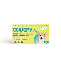 Kit de test rapide combiné antigénique CCV/CPV pour chiens DVOT |   Détection de virus double 2-en-1, précision de 99 %, approvisionnement direct usine