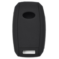 Funda Protectora de Silicona Suave para Llaves con 4 Botones, Carcasa para Llave de Auto, Protector de Llave de Tarjeta