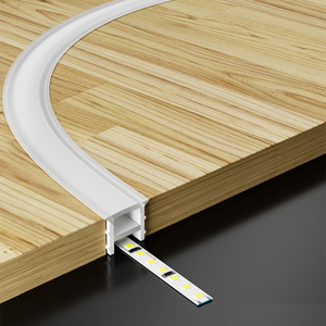 Không có khoan yêu cầu linh hoạt <span class=keywords><strong>LED</strong></span> Strip ánh sáng với Dễ dàng cài đặt Trần cạnh tuyến tính Silicone tay áo hồ sơ ánh sáng - Product Image 1