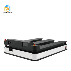 หุ่นยนต์คลังสินค้า Ruan Yi RMR-FR31201P <span class=keywords><strong>AGV</strong></span> รับน้ำหนัก 1200 กก. ระบบนำทางด้วยเลเซอร์ SLAM ทำงานได้ 6-8 ชั่วโมง หลบหลีกสิ่งกีดขวางด้วยเลเซอร์ รับน้ำหนักได้มาก - Product Image 2