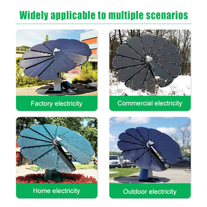 แผงโซลาร์เซลล์แบบโมโนคริสตัลไลน์ 3kw 8kw 10kw 15kw 20kw ระบบพลังงานแสงอาทิตย์อัจฉริยะรูปดอกทานตะวัน พร้อมบริการติดตั้ง - Product Image 4