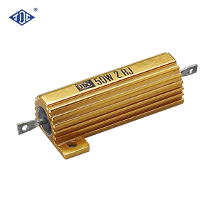 Điện trở vỏ nhôm vàng với khả năng chịu tải mạnh 5W/10W/25W/50W nhôm đặt dây điện trở - Product Image 2