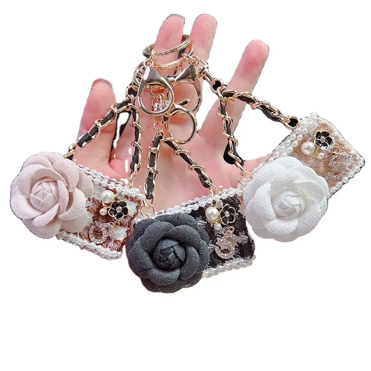Porte-clés porte-bonheur délicat pour femme, joli sac à main, pendentif créatif, cadeau