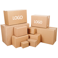Boîte en carton ondulé durable, écologique, réutilisable, personnalisée pour l'entreposage, la logistique, l'expédition, le stockage, le déménagement et l'emballage