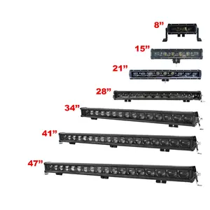 슈퍼 밝은 자동차 Led 작업 라이트 바 45w 90w 135w 4x4 ATV 트럭 오프로드 직선 단일 행 프로젝터 렌즈 Led 라이트 바