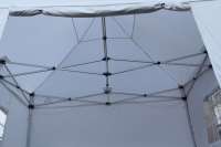 Gazebo pliable avec logo personnalisable, tente portable anti-UV avec cadre en aluminium, tissu Oxford imperméable pour le camping, les expositions