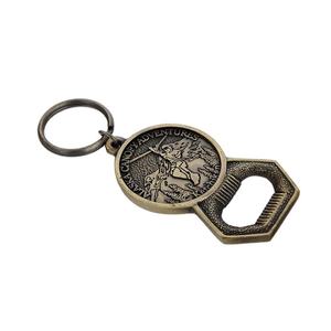 Décapsuleur de bière en métal personnalisé, porte-clés portable vierge pour sublimation, avec logo sur mesure, idéal pour la vente en gros et les souvenirs - Product Image 3