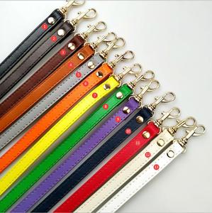 Fabbrica di alta qualità di modo sottile multi-colore fluorescente di colore DELL'UNITÀ di elaborazione di cuoio Sostituibile regolabile FAI DA TE sacchetto di spalla lunga cinghia - Product Image 1