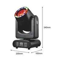Lotus Mini 120W LED Lumière Principale Mobile avec Led Pixel Circle RGBW DMX DJ Disco Bar Party Beam Spot Led Par Lighting