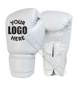 Ensemble de gants confortables et personnalisables en cuir pur pour la boxe et les arts martiaux Vente en gros - Product Image 1