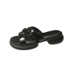 Novedad de Verano: Zapatos de Plataforma Casuales con Flores para Mujer, Suela Gruesa, Tacón Alto, Moda, Suela Blanda - Product Image 6