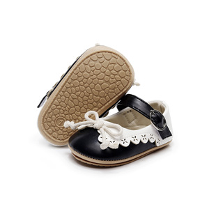 Zapatos <span class=keywords><strong>para</strong></span> caminar <span class=keywords><strong>con</strong></span> suela de goma antideslizante y <span class=keywords><strong>velcro</strong></span> <span class=keywords><strong>para</strong></span> niñas de 0 a 1 año en primavera y verano - Product Image 3