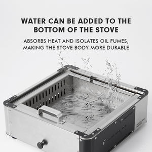 <span class=keywords><strong>Barbecue</strong></span> de style coréen: Teppanyaki de table sans fumée pour usage domestique, camping en plein air et gril à charbon multifonctionnel - Product Image 3