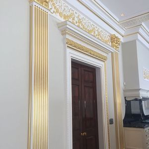 <span class=keywords><strong>Columnas</strong></span> de Interior planas de PU para casa, diseños de pilares decorativos a la venta - Product Image 6