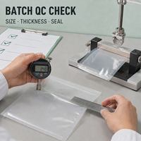 Emballages en plastique de qualité alimentaire, sacs sous vide pour aliments lourds, pour viande à os, côtes de porc, fruits de mer et produits à bords tranchants
