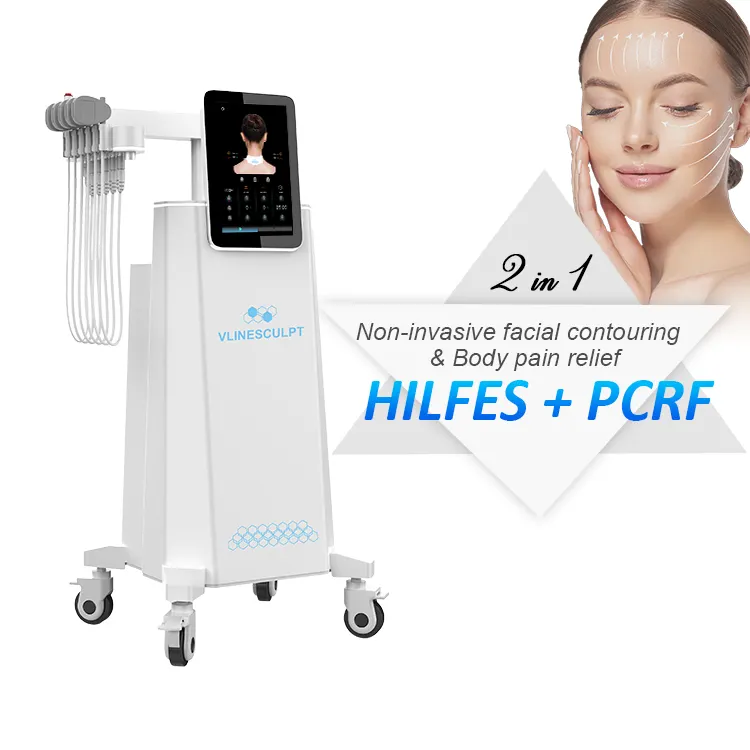 جهاز HILFES PCRF الجديد مزود بإبر من البولي إيثيلين لرفع وتجميل الوجه مزود بخاصية إزالة التجاعيد وعدة تجاعيد قليلة جهاز لرفع الوجه مزود بخاصية تقليم البشرة بأفضل طريقة