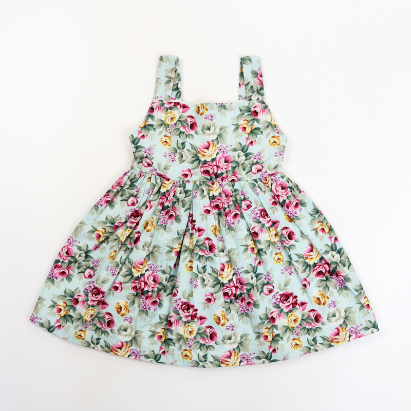 Free sample Summer dress Parent-child outfit toddler tutu skirt mommy and me sets baby girl flower dress