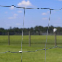 Malla de alambre galvanizado de alta resistencia con nudo fijo para cercas de campo, granjas, ranchos, ganado, cerdos, cabras, ovejas y pastos.