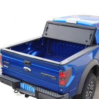 LIYUAN Couvre-tonneau en alliage d'aluminium pour 2005-2014 2016-2023 2024 Toyota Tacoma Pickup Truck Bed Low Profile Folding 5ft 6ft bed