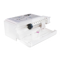 Pompe à seringue vétérinaire portable avec écran tactile et batterie de secours pour chiens, chats, usage en clinique d'urgence