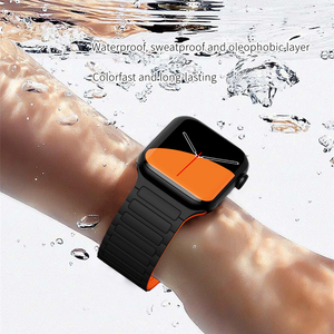 Correa de Silicona con Cierre Magnético para Relojes <span class=keywords><strong>Apple</strong></span> <span class=keywords><strong>Watch</strong></span> Series 11 y 10 de 42mm y 46mm, Correa para IWatch Ultra de 49mm - Product Image 4
