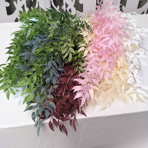 งานฝีมือหยูหลง ใบหลิวประดิษฐ์สำหรับตกแต่งผนัง ขนาด 1.1 ซม. สีสันสดใส ตกแต่งภายในและภายนอกบ้าน งานแต่งงาน - Product Image 1