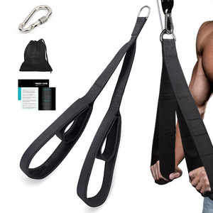28.7 Inch &amp; 22 Inch Two Lengths Built-in Cable Attachment <strong>Tricep</strong> <strong>Extension</strong> Straps Fitness Equipment Accessory <strong>Tricep</strong> Pull <strong>Rope</strong> - Product Image 1