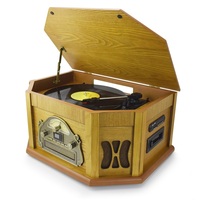 2019 Offre Spéciale Antique Gramophone Vintage Platine tourne-Disque Avec BT, CD, USB, SD, CASSETTE, RADIO